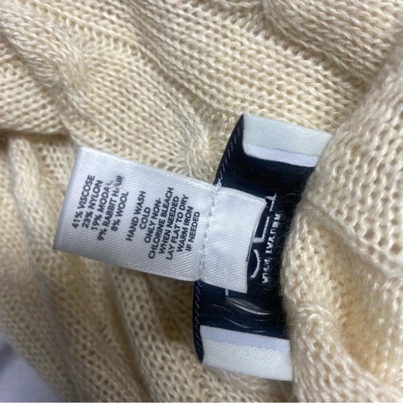 Ann Taylor Loft L Duster Cardigan Angora Wool Blend Sweater Long Womens - Picture 7 of 7